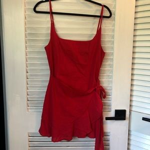 Princess Polly Love Lane Wrap Mini Dress Sz 6